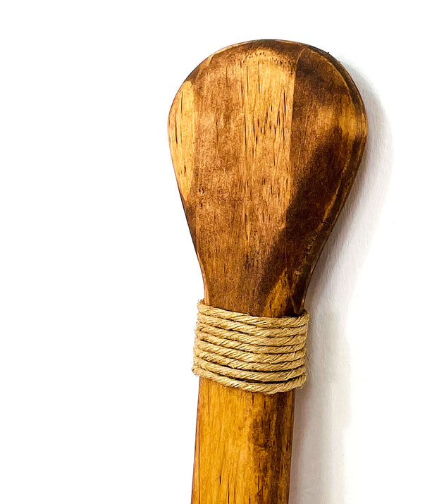 Remo Decorativo Artesanal Navajo Madeira Natural Casa Tukã Autêntico Decoração Étnica