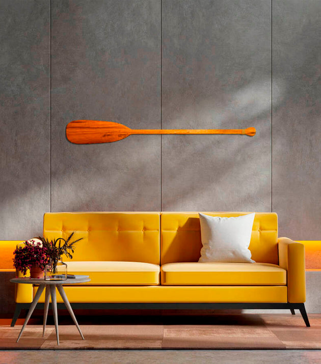 Remo Decorativo Artesanal Navajo de Madeira Nobre para Decoração de Interiores