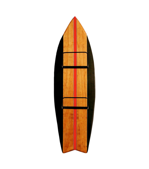 Porta Toalhas Cabideiro Decorativo Prancha de Surf Artesanal Madeira 78cm Estilo Praiano