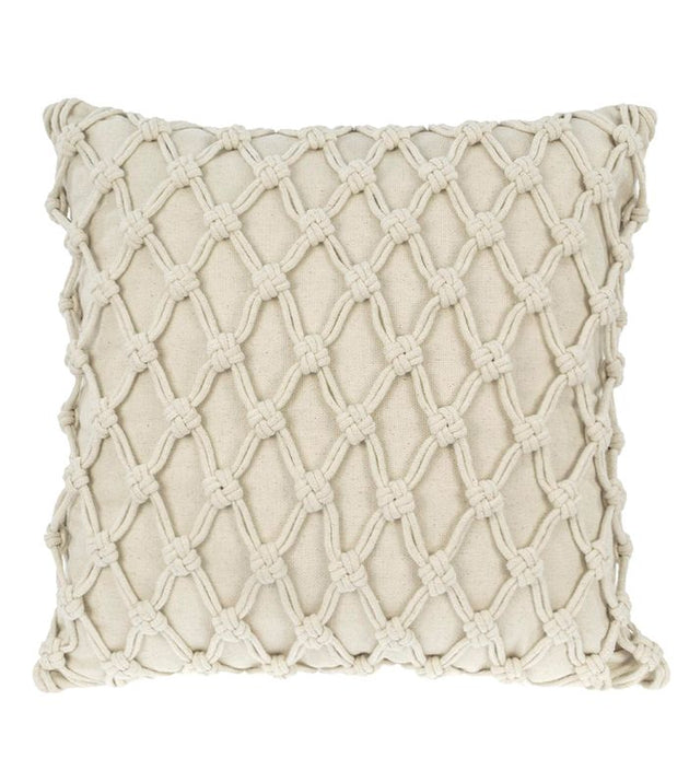 Capa de Almofada Amizade Cru Algodão Natural Textura Vibrante Decoração Sofisticada Aconchegante