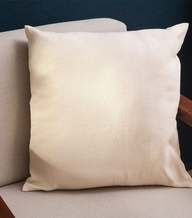 Capa de Almofada Xingu Crua Santa Luzia | Algodão Reciclado, Sustentável