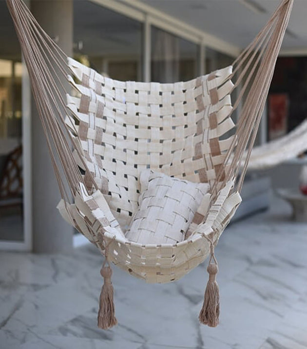 Rede Cadeira Trancê Natural