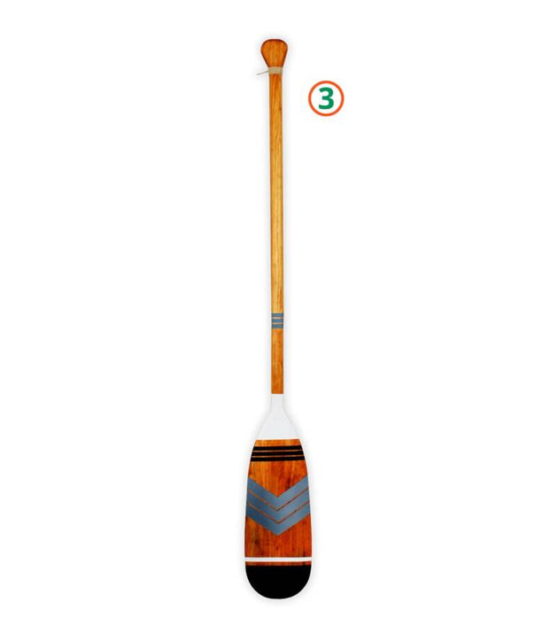 Remo Decorativo Tribal Artesanal Madeira Natural Pintura Manual Única Casa Tukã