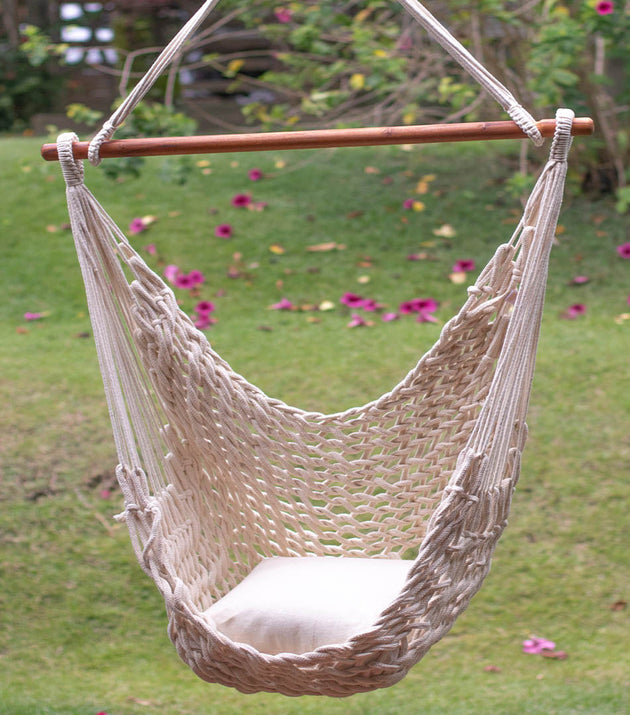 Rede Cadeira de Corda Bege