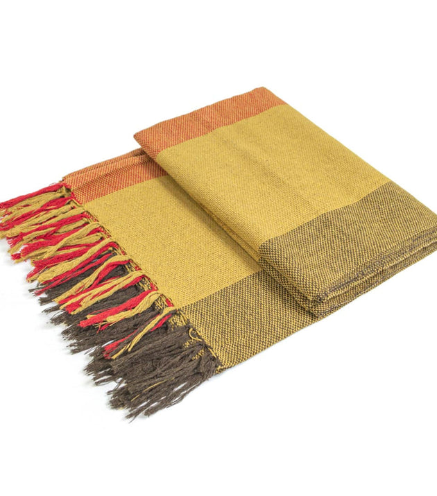 Manta Tibau Solteiro Decorativa