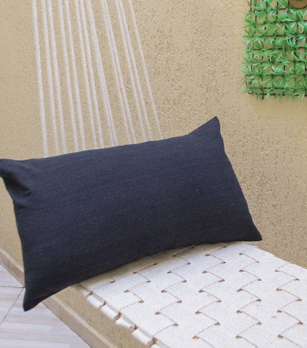 Capa de Almofada Xingu Sustentável Reciclada, Algodão e Poliéster, Zíper, Conforto Ecológico