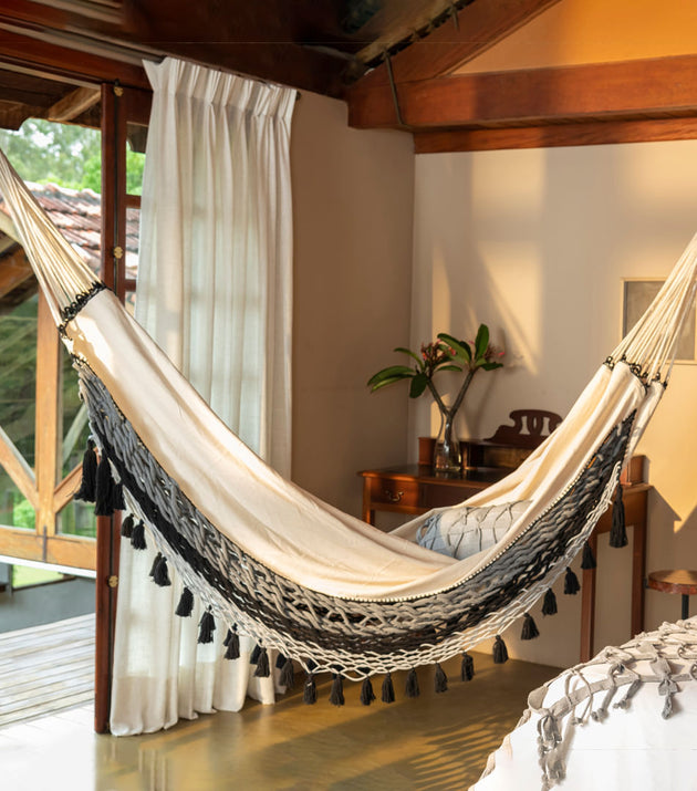 Rede de Descanso Trama Artesanal Luxuosa