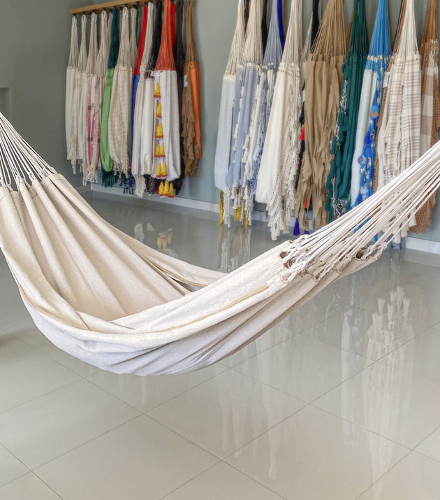 Rede de Descanso Caseado 100% Algodão