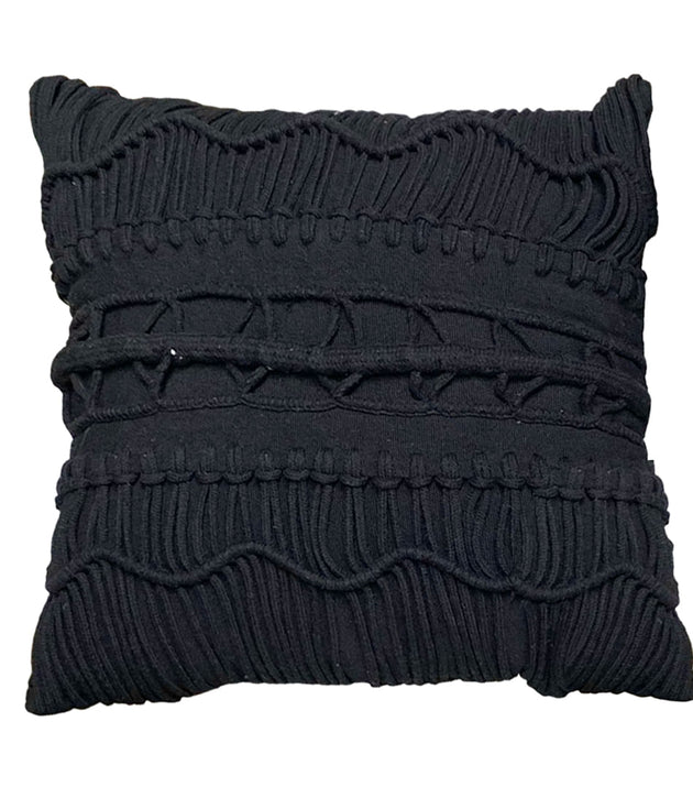 Capa de Almofada Texturizada Estilizada Algodão Poliéster Neutra Aconchegante Decoração Exclusiva