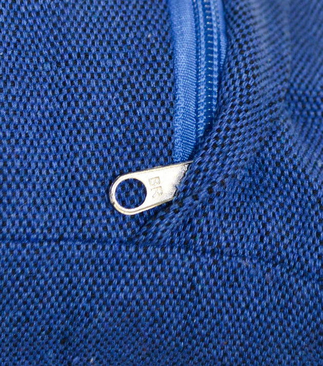 Capa de Almofada Xingu Azul Reciclada Sustentável Confortável Decoração Lar Zíper