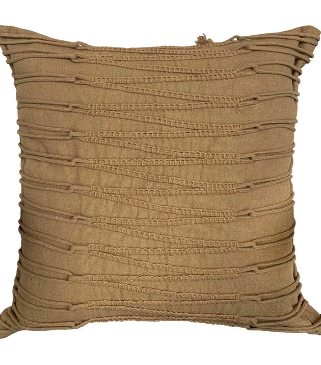 Capa de Almofada Mix Zig Zag 50x50cm Algodão PET Caramelo