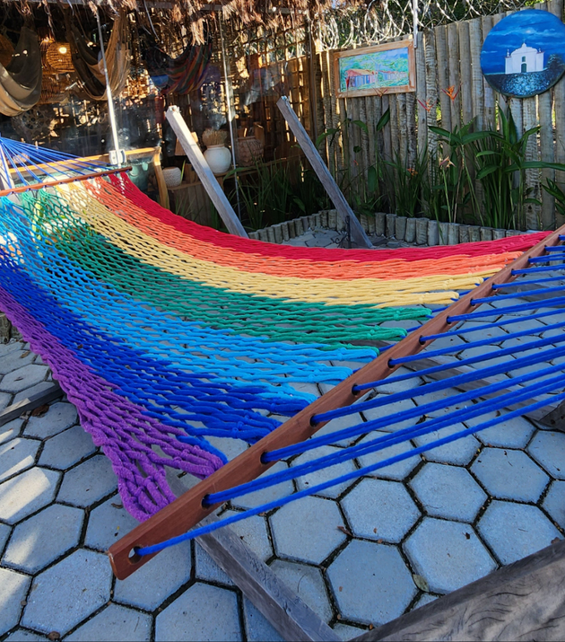 Rede Arco-íris de Corda - Modelo Bigbrother.