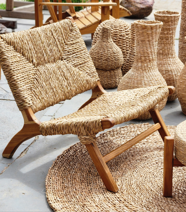 Poltrona Trancosense em Fibra de Taboa.