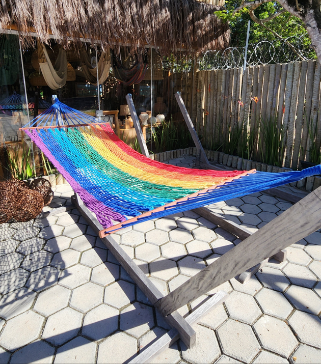 Rede Arco-íris de Corda - Modelo Bigbrother.