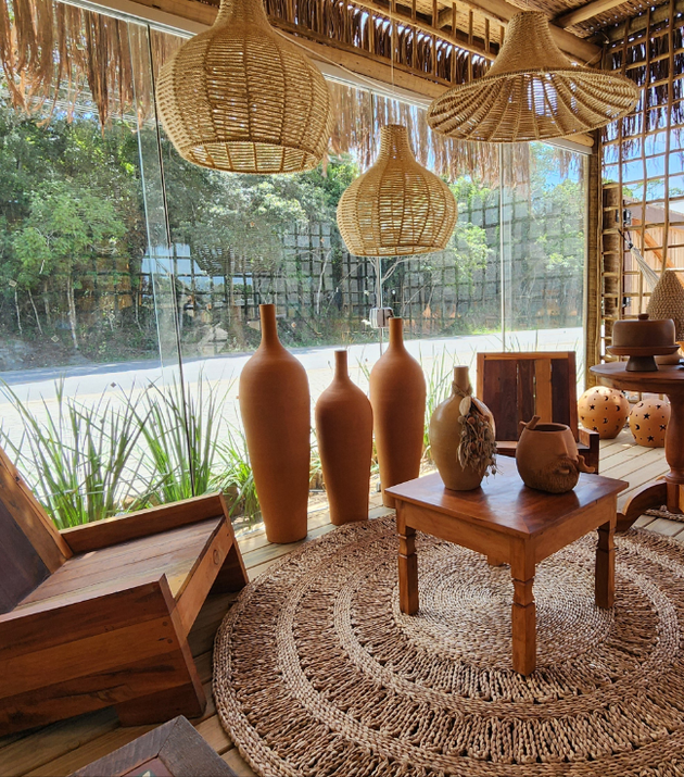 Tapete Redondo Taboa 2 metros.