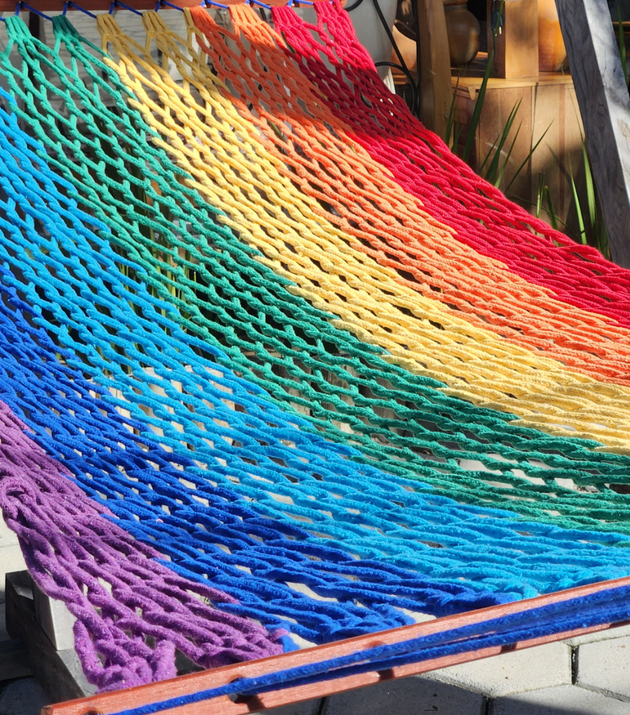 Rede Arco-íris de Corda - Modelo Bigbrother.