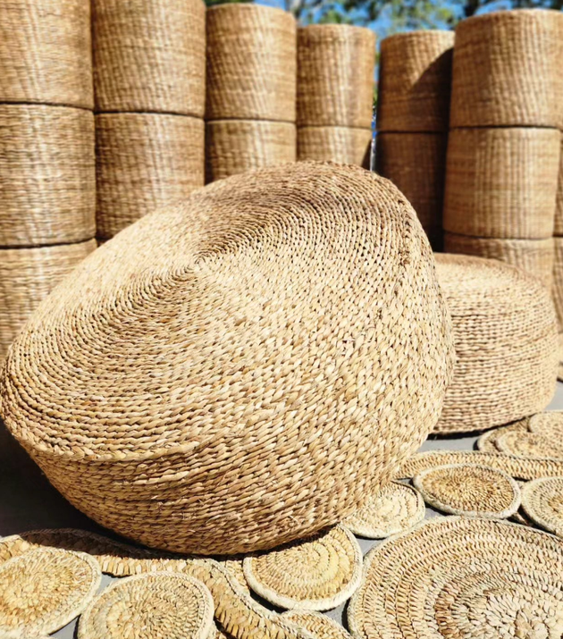 Mesa de Centro/Puff Corda de Taboa.