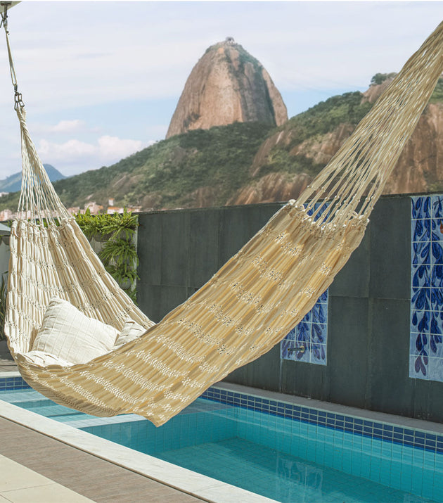 Rede de Descanso Trança Artesanal