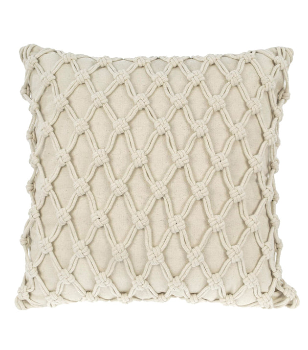 Capa de Almofada Amizade Cru Algodão Natural Textura Vibrante Decoração Sofisticada Aconchegante