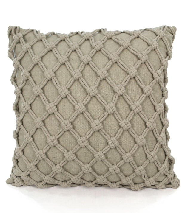 Capa de Almofada Amizade Areia Santa Luzia Decorativa Elegante Confortável