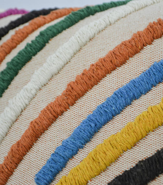 Capa de Almofada Grafismo Boho Colorida 50x50cm Algodão PET