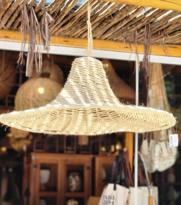 Luminária Chapéu Sisal