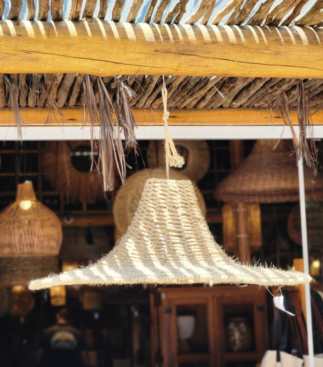 Luminária Chapéu Sisal