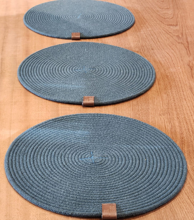 Sousplat Redondo Algodão de Corda