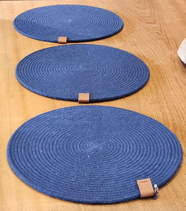 Sousplat Redondo Algodão de Corda