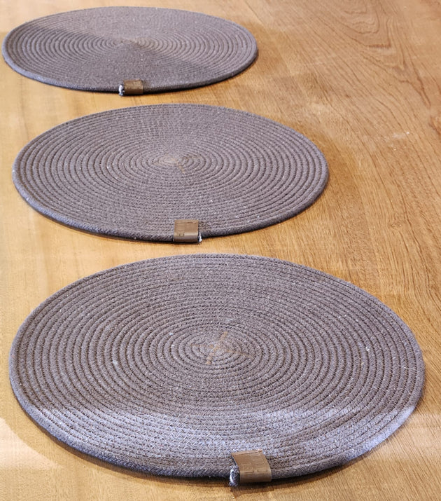 Sousplat Redondo Algodão de Corda
