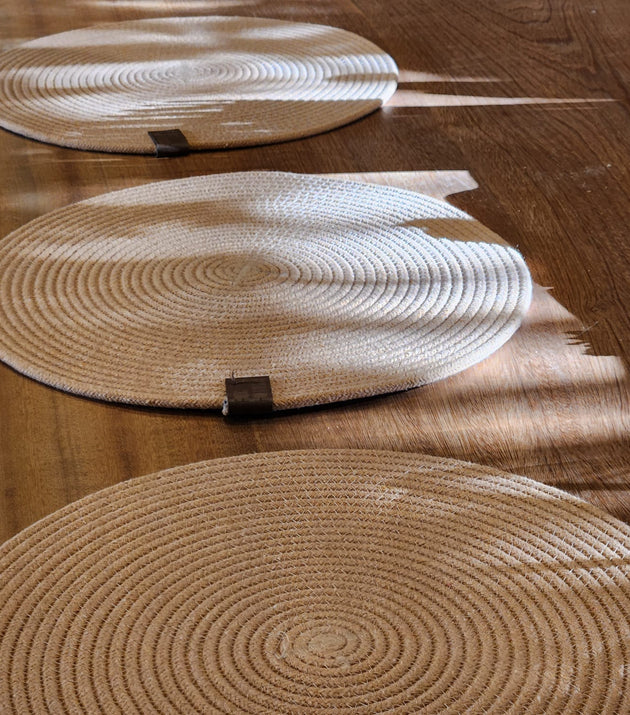 Sousplat Redondo Algodão de Corda