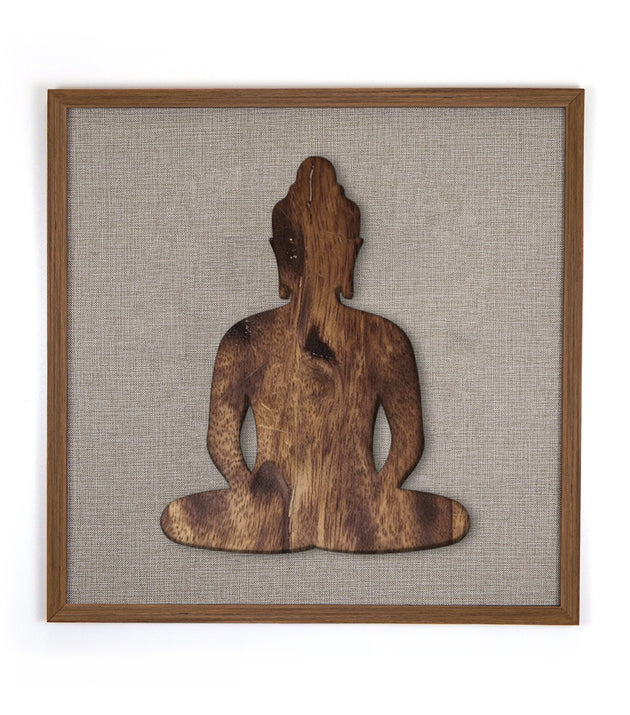 Kit 3 Quadros Artesanais Alto Relevo 60x60 Om Yin Yang Buda Decoração