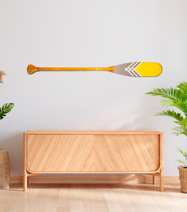 Remo Decorativo Canadense Artesanal: Toque Náutico Rústico Chique para Seu Lar