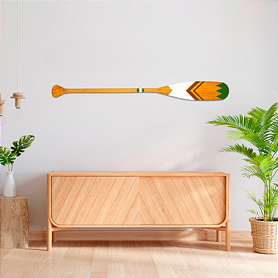 Remo Decorativo Canadense Artesanal: Toque Náutico Rústico Chique para Seu Lar