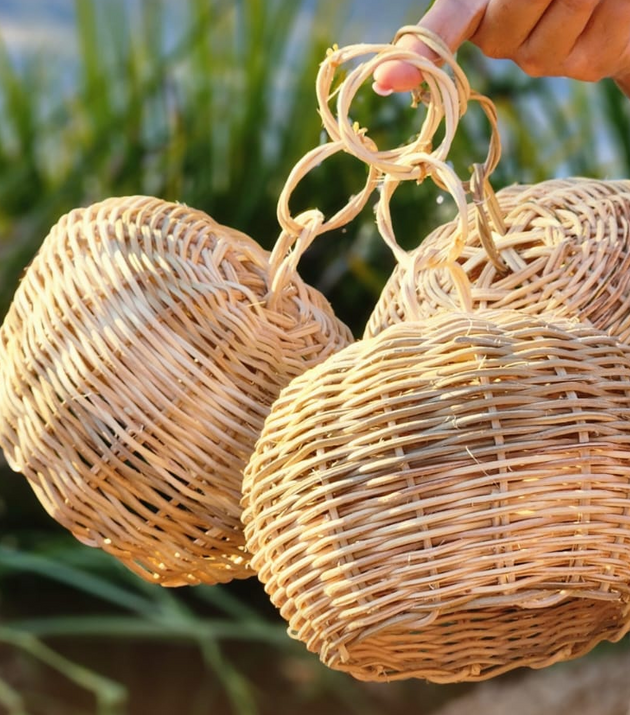 Luminária Maçã Cipó