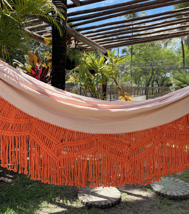 Rede de Descanso Trancelim laranja