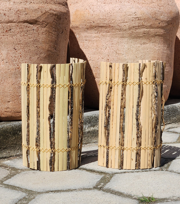 Arandela artesanal 30x16cm