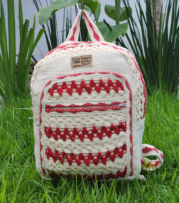 Mochila Tricô Porto Seguro.