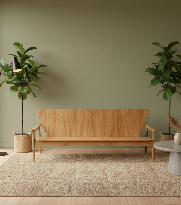 Sofá Diz Peroba Rosa