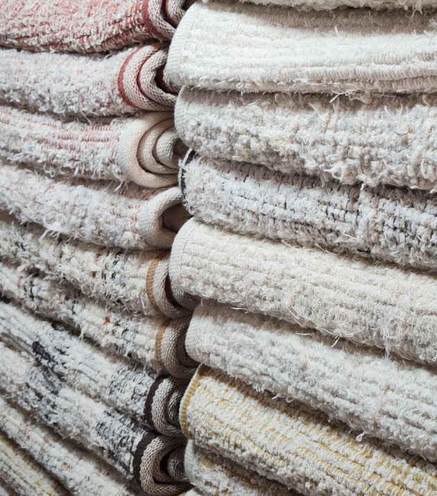 Kit 3 Peças Tapetes e Passadeira Algodão