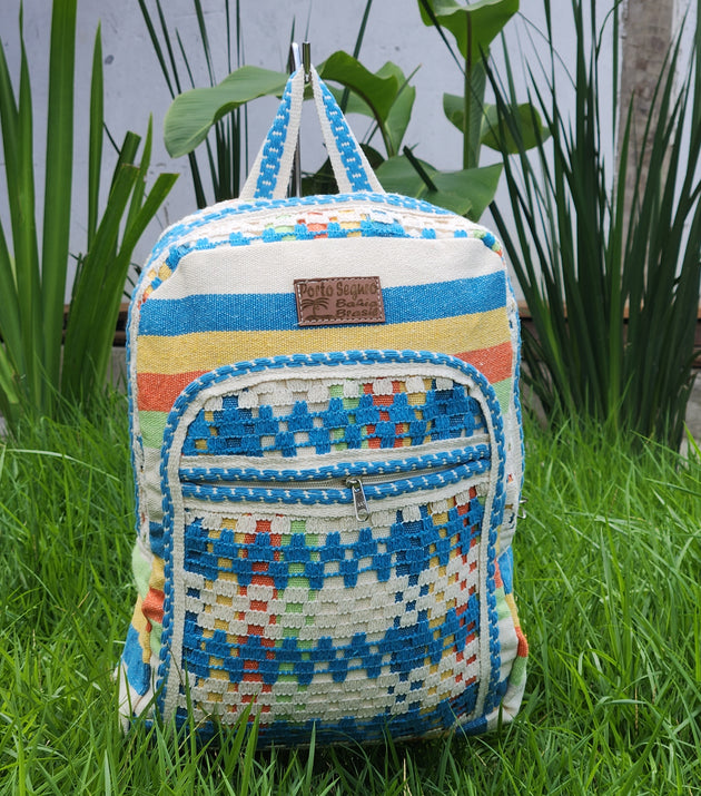 Mochila Tricô Porto Seguro.