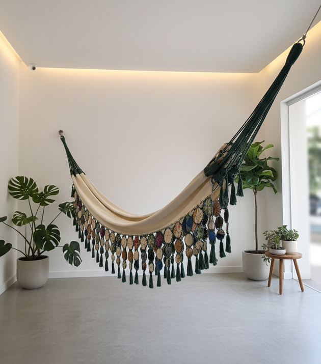 Rede de Descanso king Fuxico Tanga