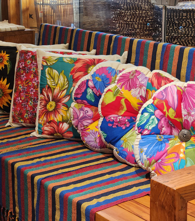 Manta Xale Colorido 1,40 x 1,40cm