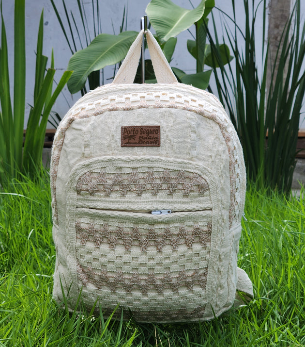 Mochila Tricô Porto Seguro.