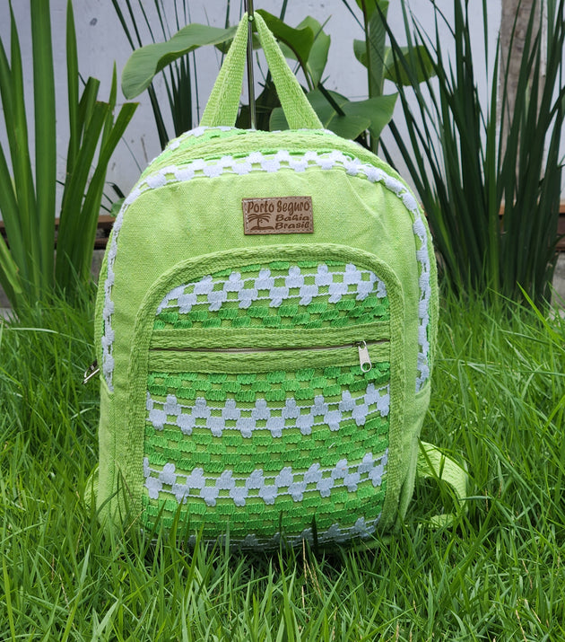 Mochila Tricô Porto Seguro.