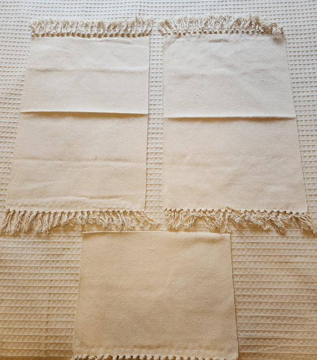 Kit Três Tapetinhos de Porta Simples