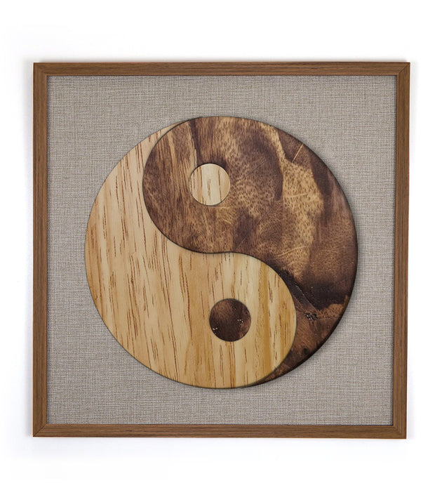 Kit 3 Quadros Artesanais Alto Relevo 60x60 Om Yin Yang Buda Decoração