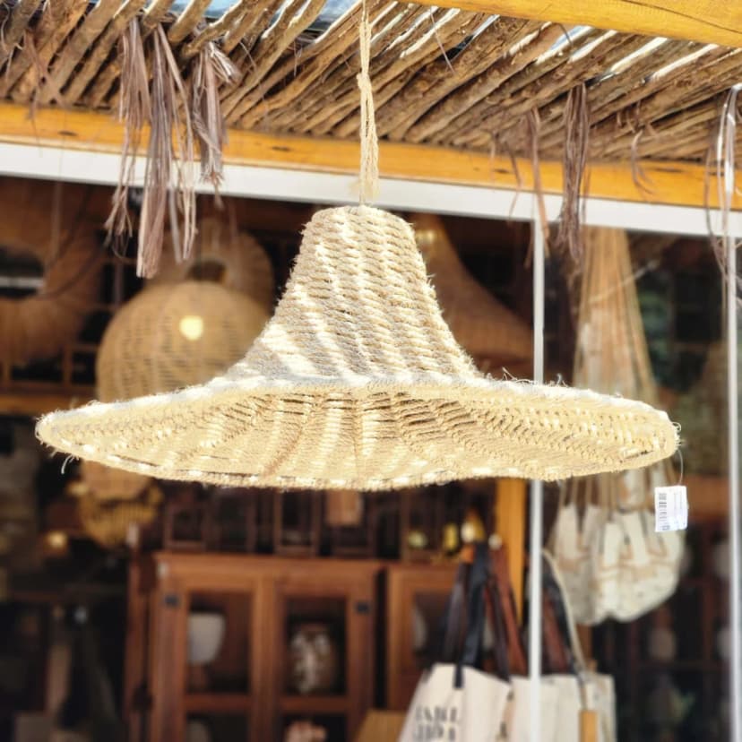 Luminária Chapéu Sisal