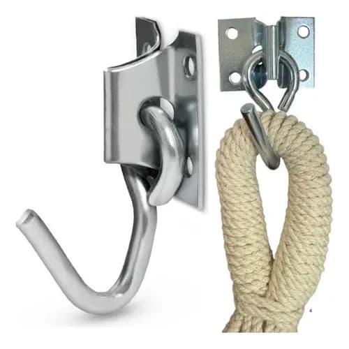 Par De Ganchos De Rede 250kg Reforçado 3/16