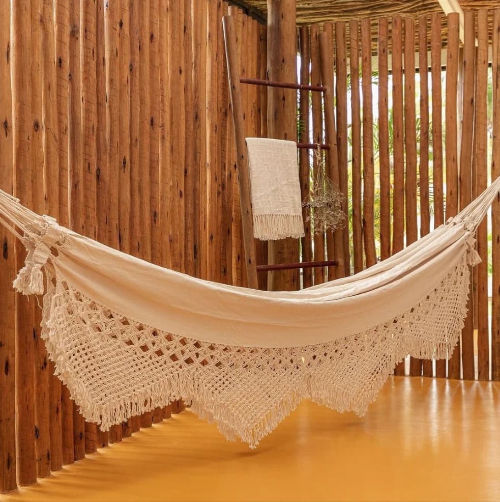 Rede King Varanda de Flor Macramê